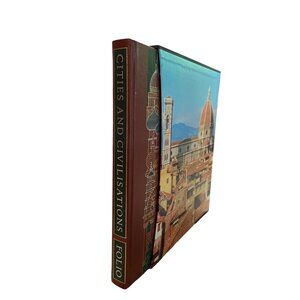 Cities and Civilisations Folio Society Hardcover Slipcase Illustrated 1986
